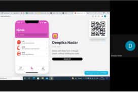 Report on the webinar session how to create a mobile app on Glide