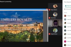 Webinar on “The virtual show-around: The Leela Palace Bengaluru”