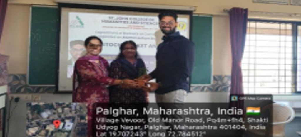 A Lecture held on Stock Market and Finance by our Alumni