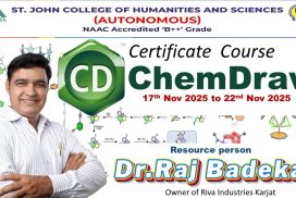 A 5-Day Add-on Course on ChemDraw Was Conducted