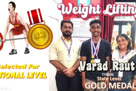 Varad Raut Bags Gold Medal in Maharashtra State Powerlifting Bench Press Competition